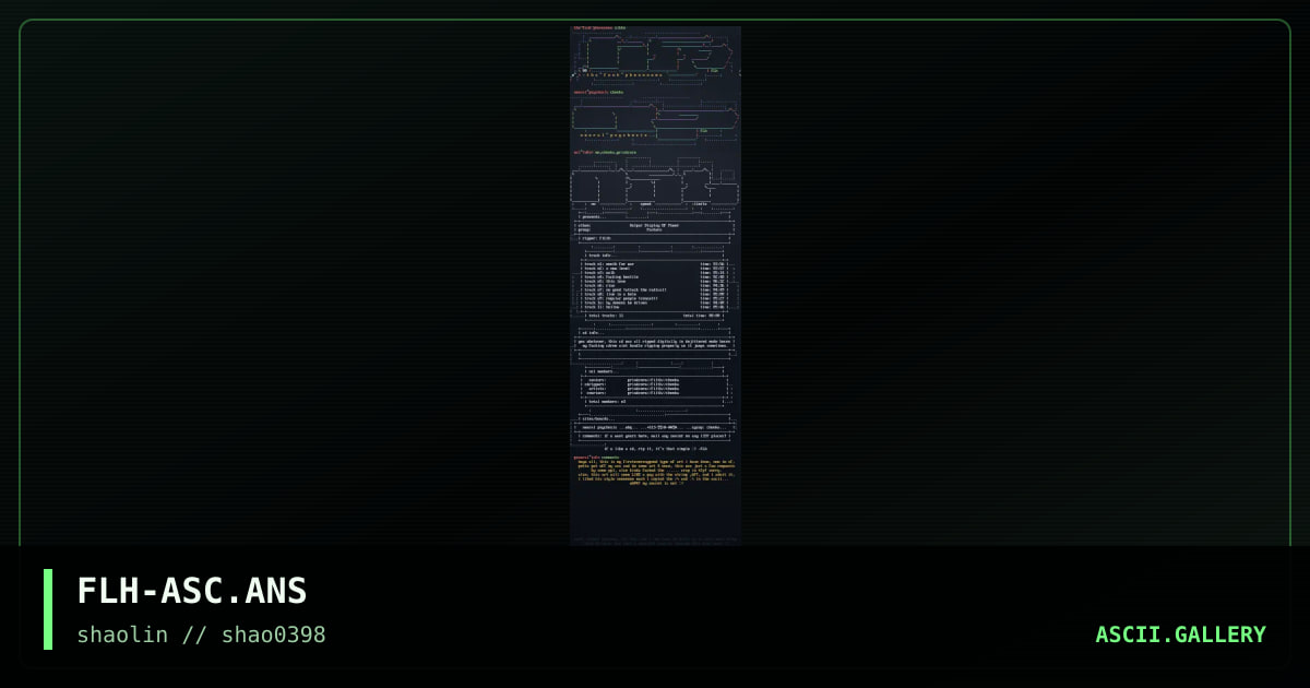 Ascii, by filth, 1998
