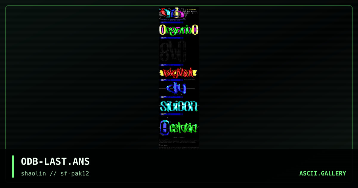 Last logo colly ever... enjoy now!, by untagged, 1998