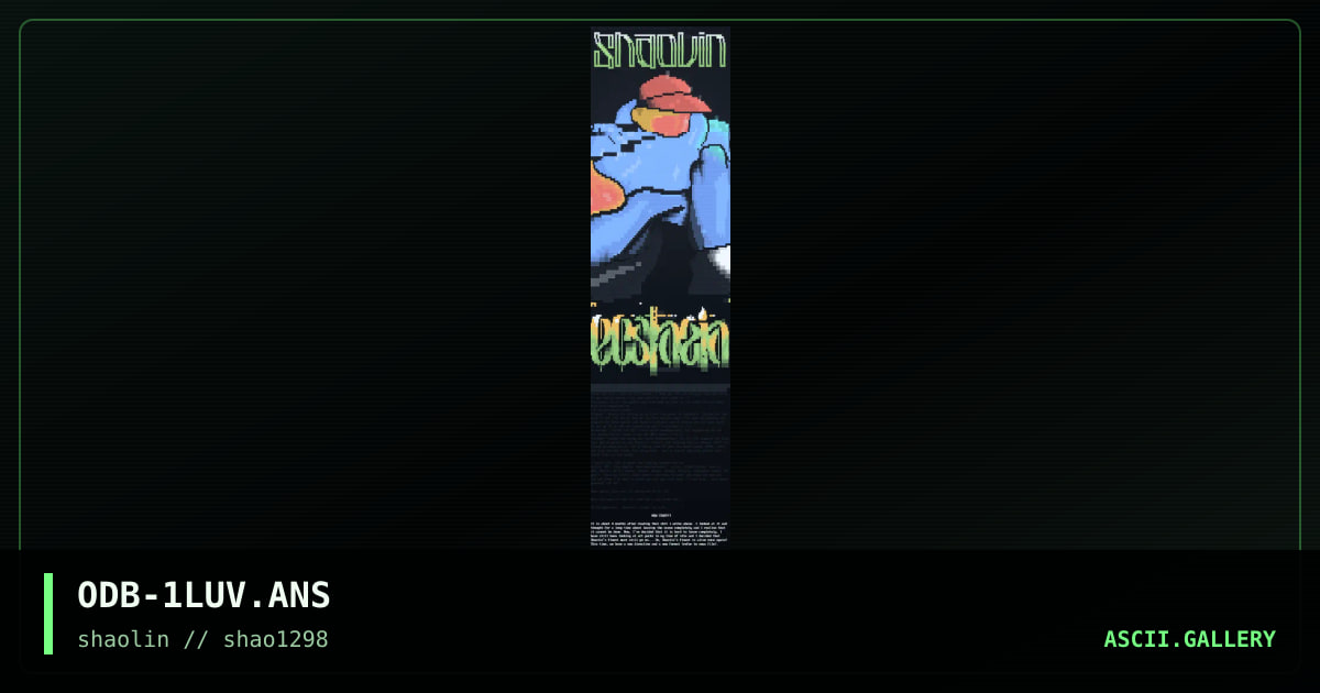 Ecstazia, by ol dirty bastard 2, 1998