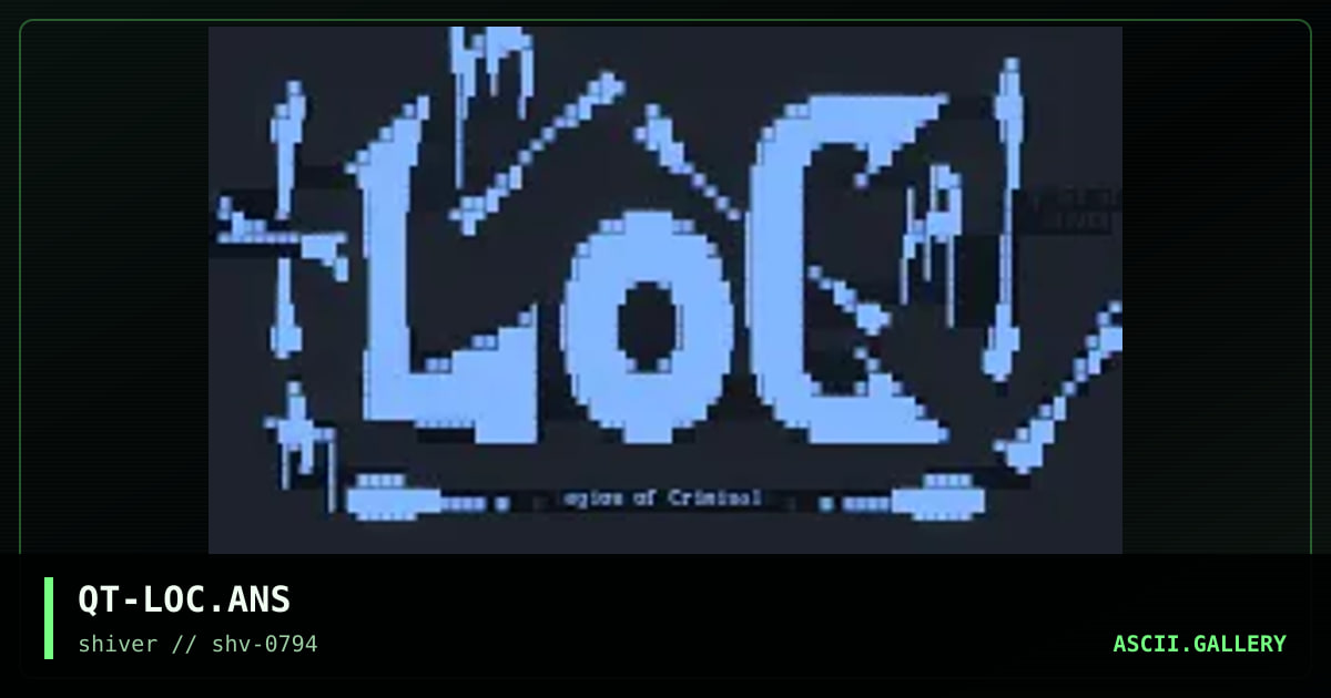 QT-LOC.ANS, by q tak, 1994