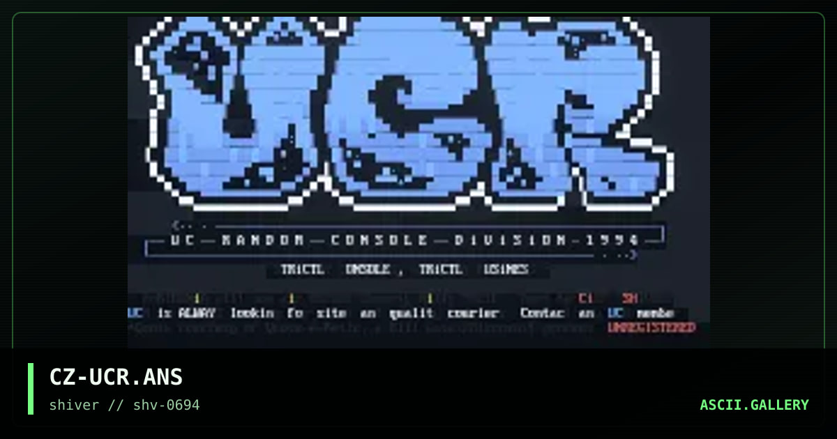CZ-UCR.ANS, by ciez, 1994