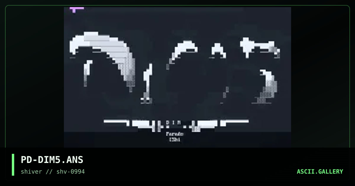 Dimension Five, by paradox, 1994
