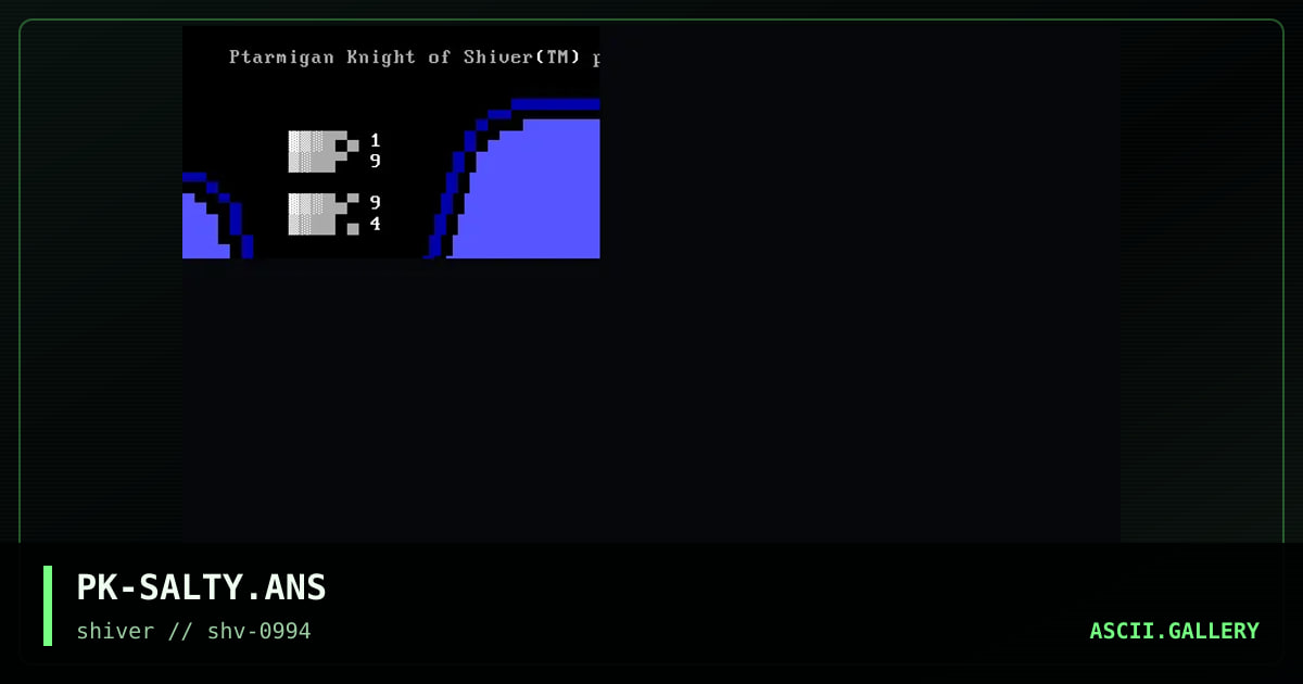 Closed Kaskit, by ptarmigan knight, 1994