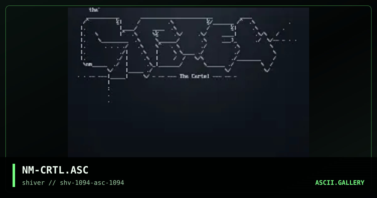 The Cartel, by necromancer, 1994