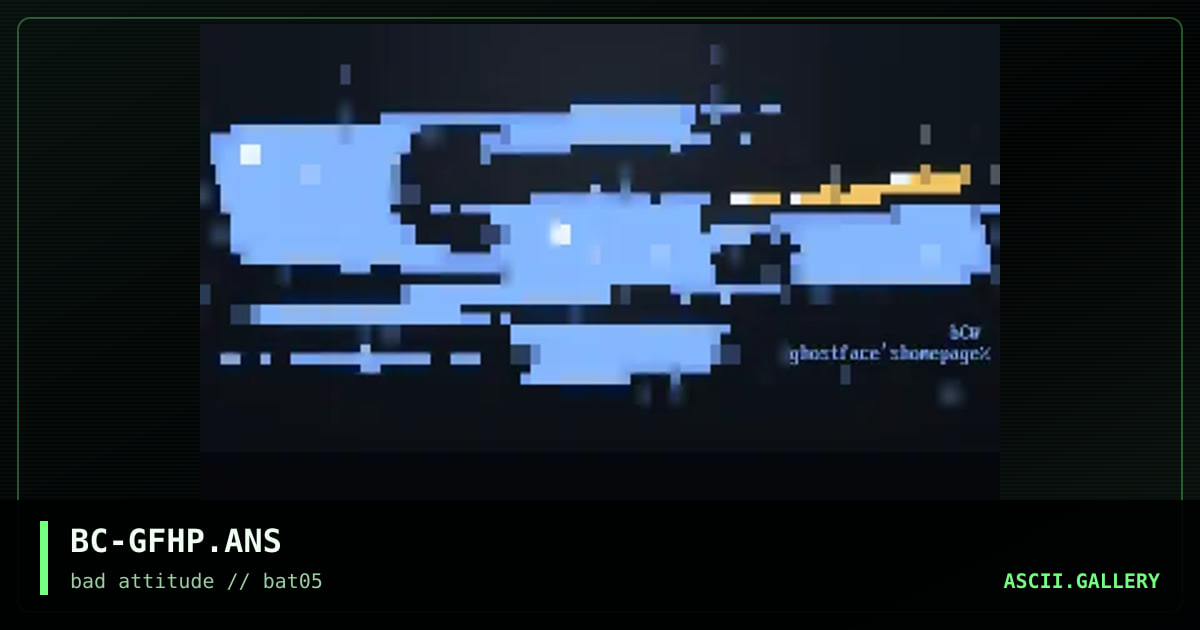 %ghostphace∩s%%xhomepaijgh%gfph!..,, by beeyach, 1997