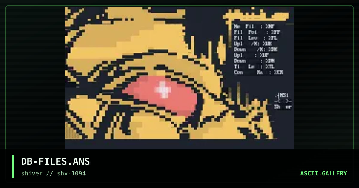 File Stat Screen, by deathblow, 1994