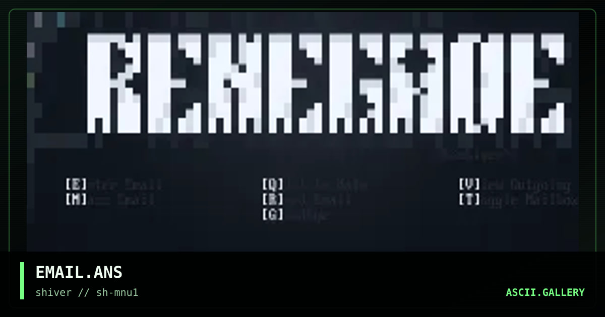 EMAIL.ANS, by shattershot, 1994