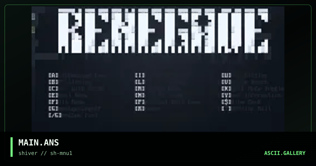 MAIN.ANS, by shattershot, 1994