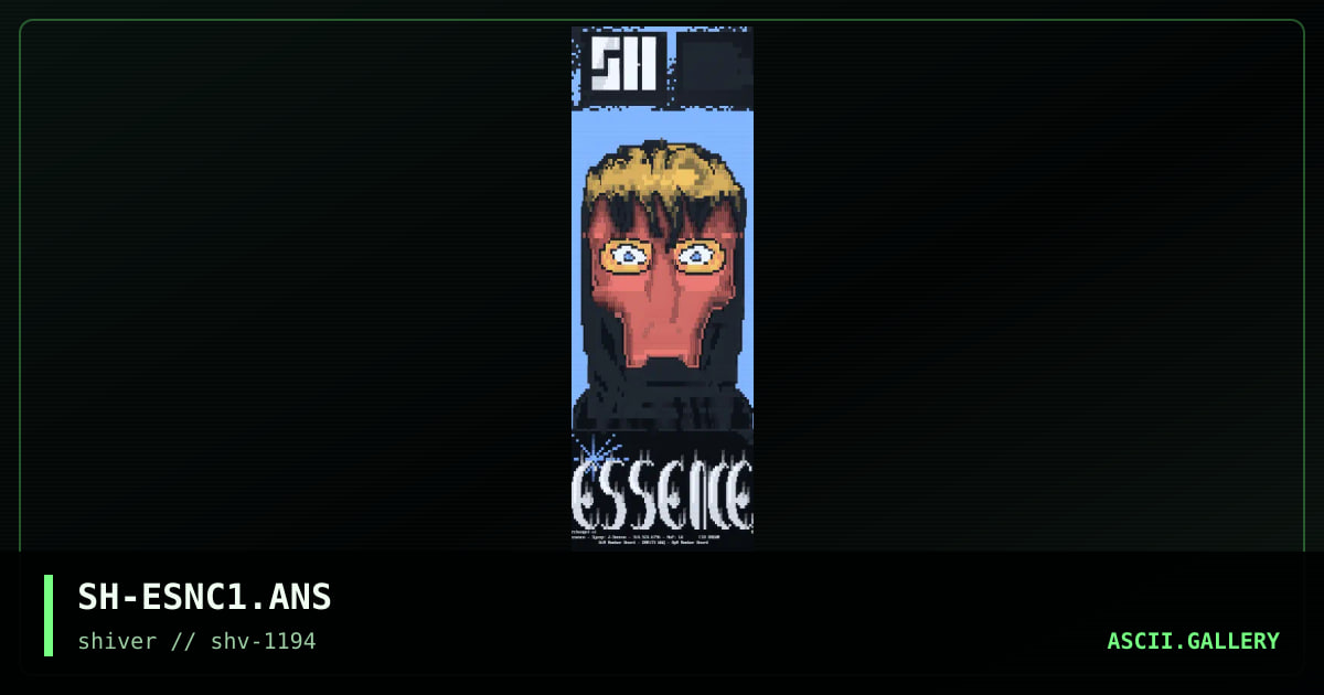 Essence, by shattershot, 1994