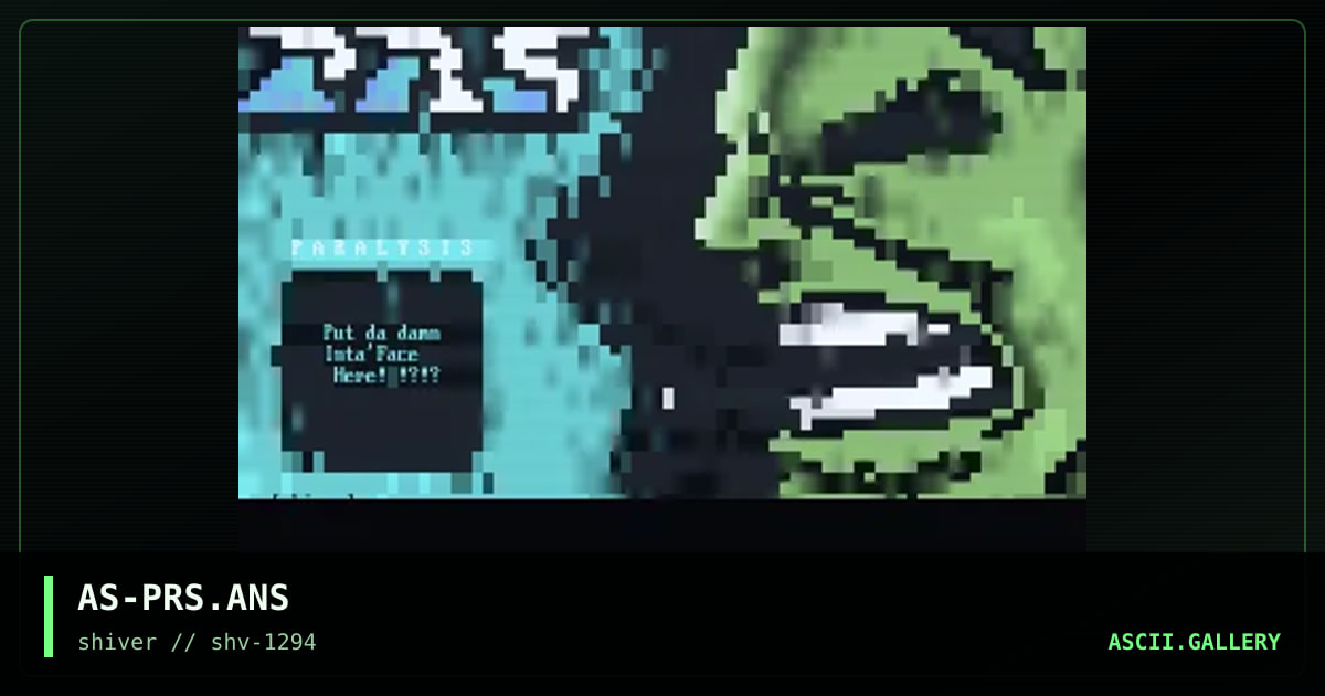 Paralysis Magazine Interface, by asphixia, 1994