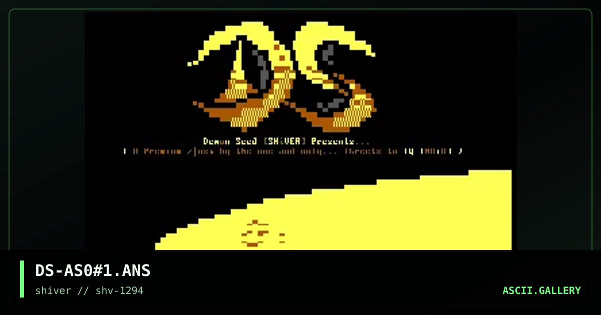 Absolute Zero, by demon seed, 1994