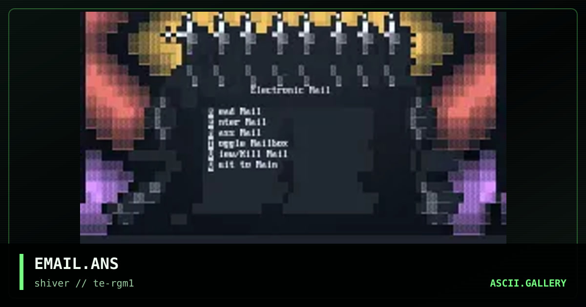 EMAIL.ANS, by tae, 1994