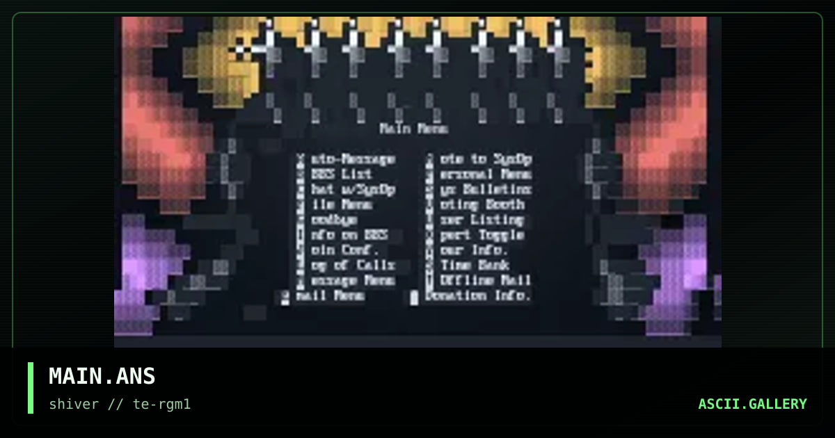 MAIN.ANS, by tae, 1994