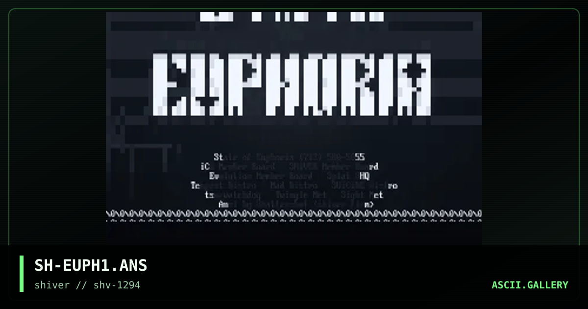 State of Euphoria, by shattershot, 1994