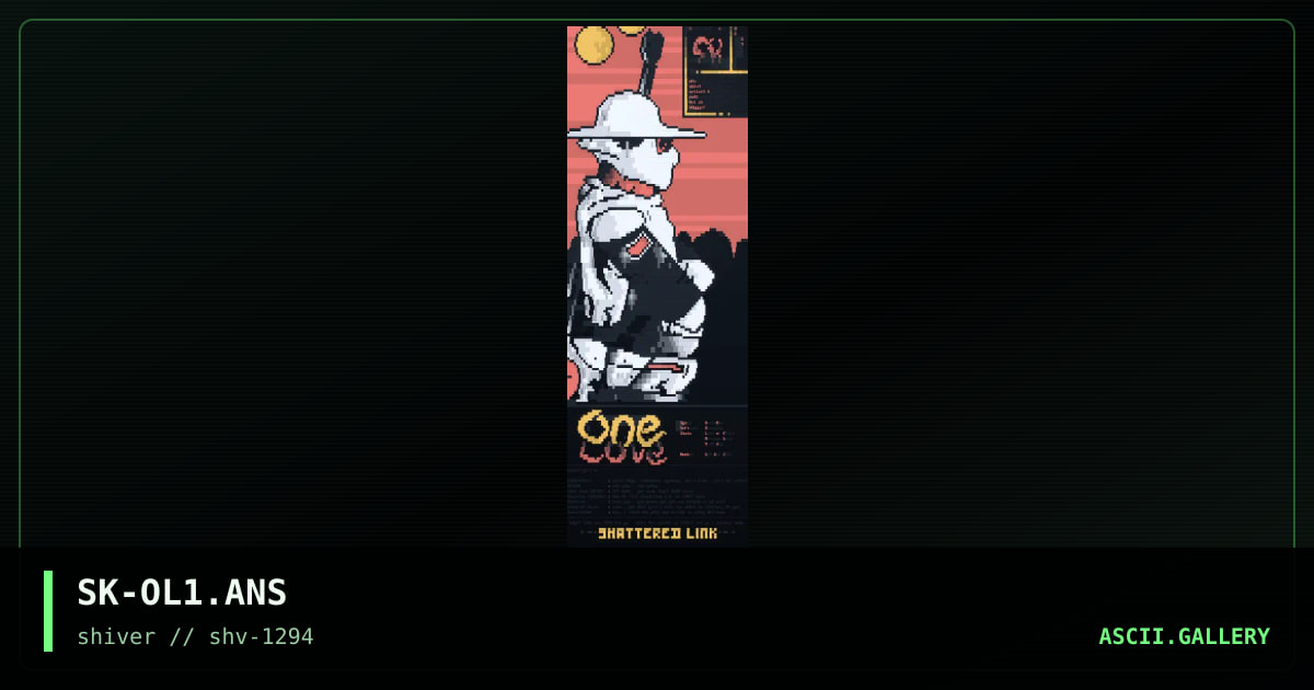 One Love, by shattered link, 1994