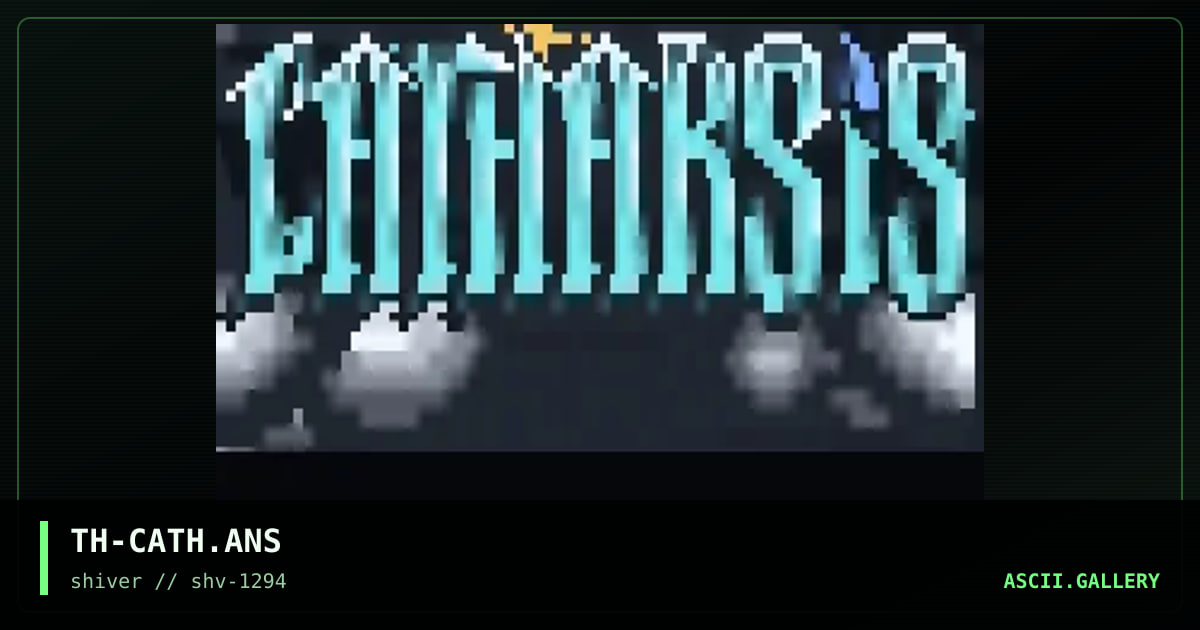 Catharsis, by thor, 1994