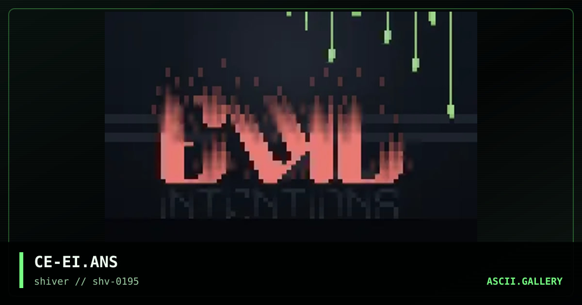 Evil Intentions, by creep, 1995