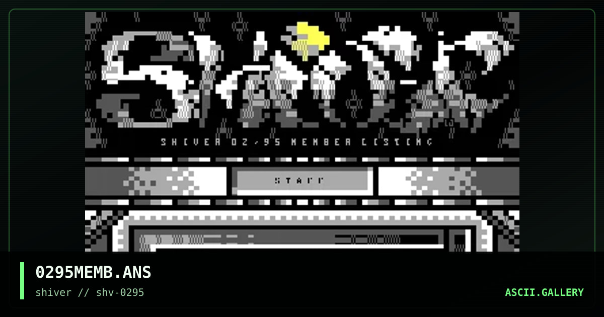 SHIVER 02/95 Member Listing, by the guardian, 1995