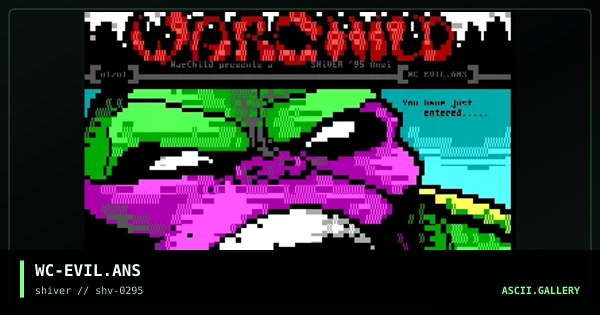 Evil Intentions, by warchild, 1995