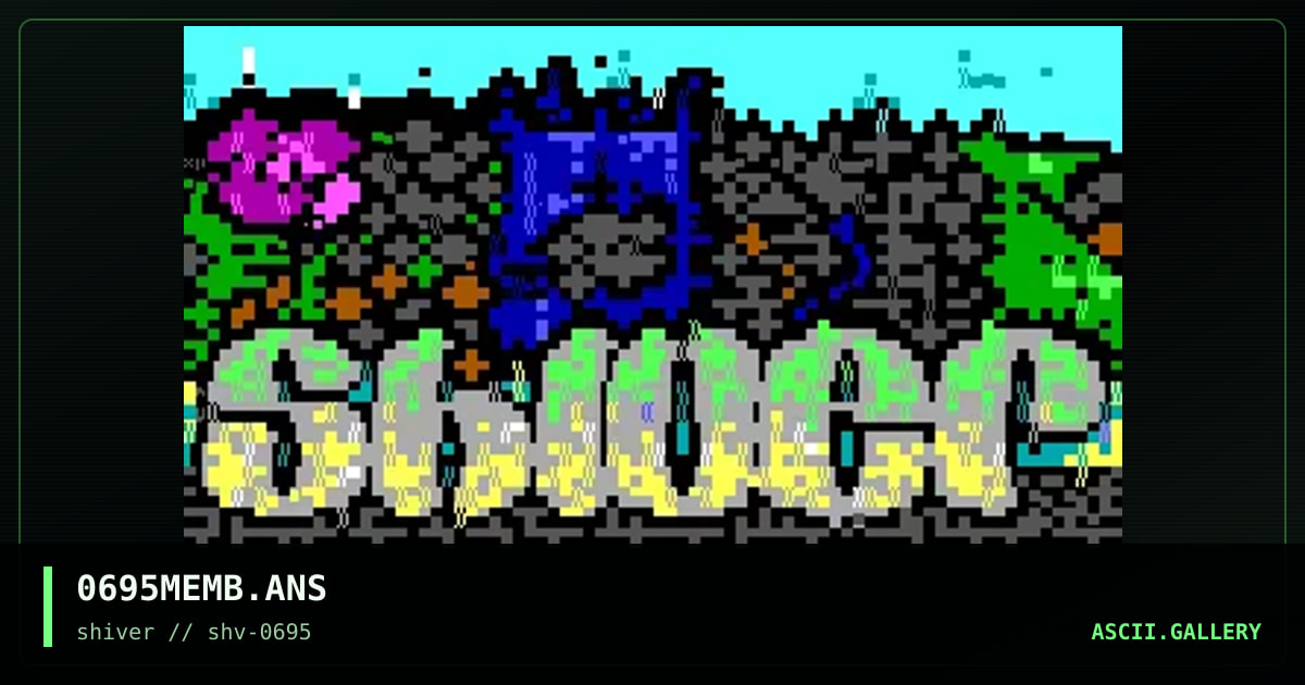SHIVER 06/95 Member Listing, by shiver, 1995