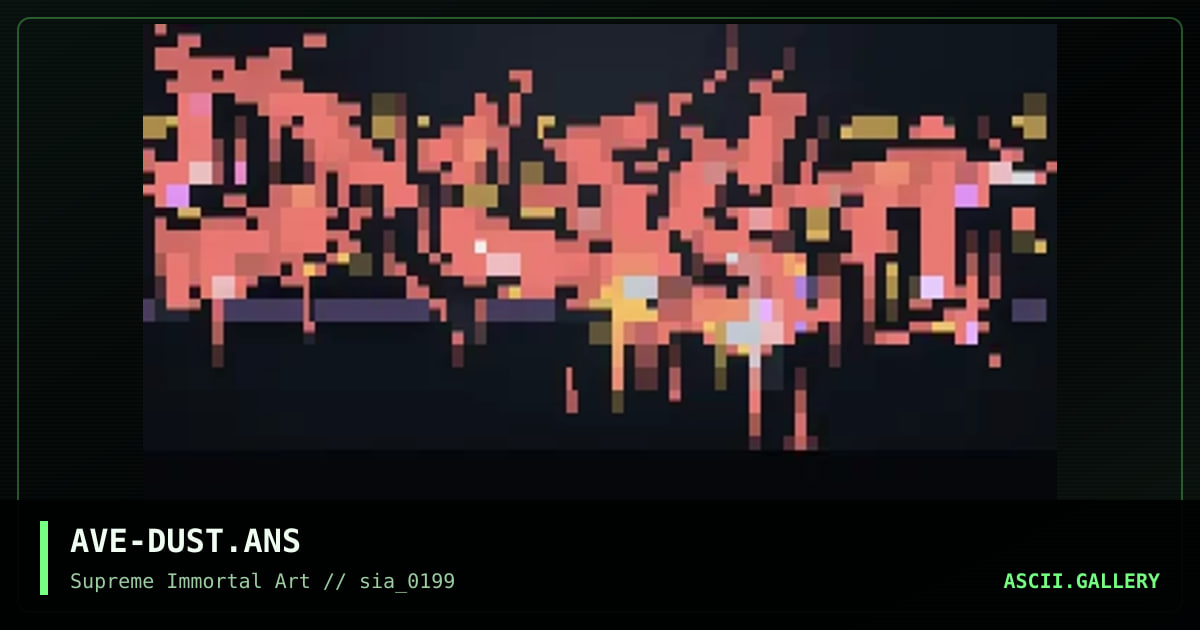 dust, by avenger, 1999