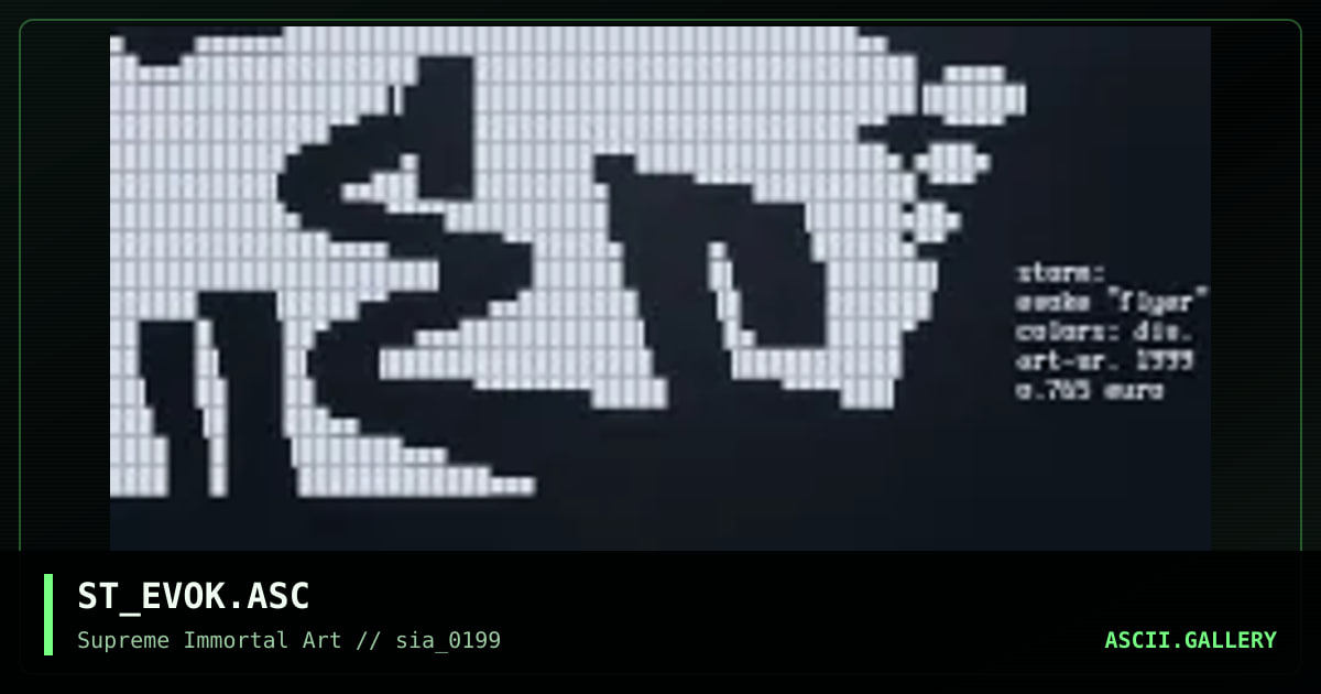 evoke banner, by storm, 1999