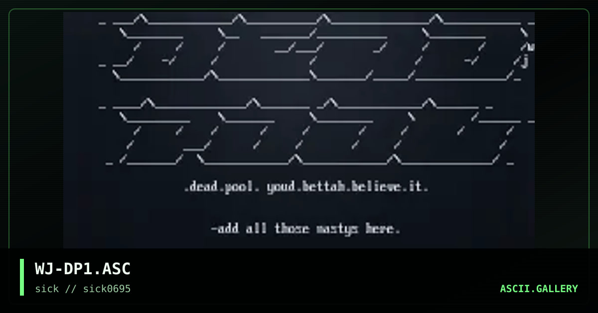 WJ-DP1.ASC, by woj, 1995