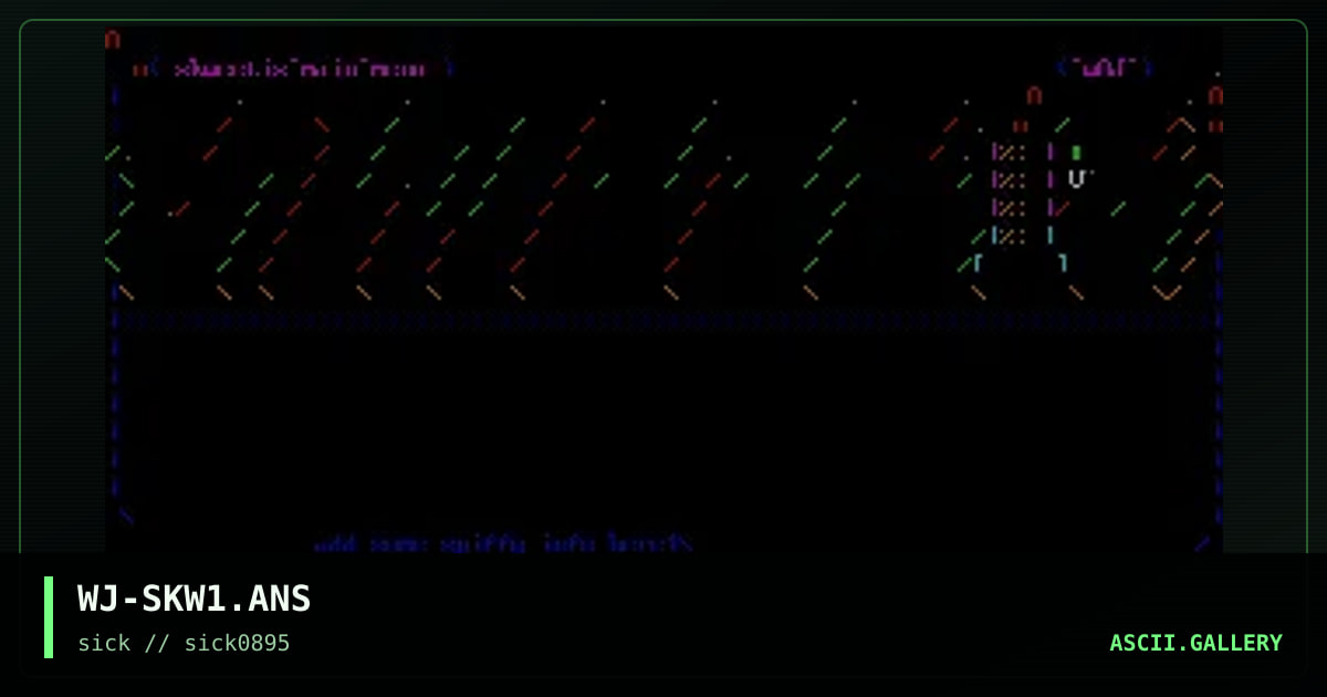 WJ-SKW1.ANS, by woj, 1995
