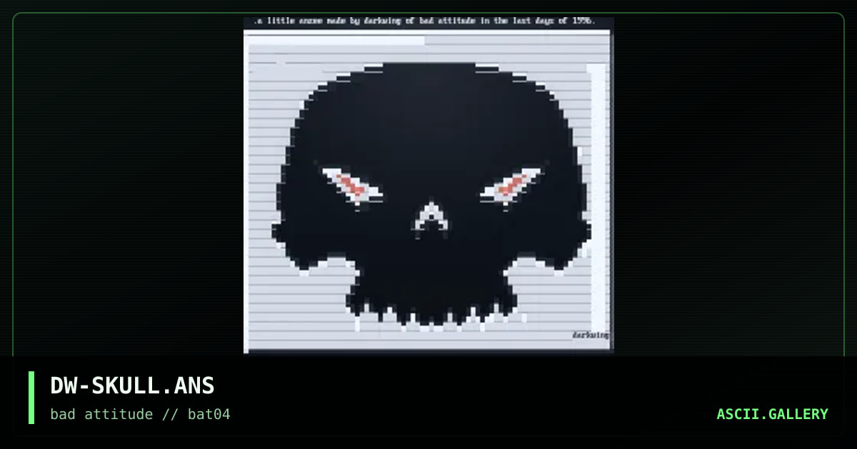 death skull, by darkwing, 1997