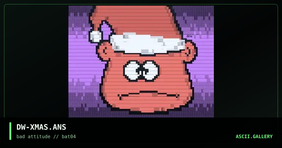 the christmaz man!, by darkwing, 1997