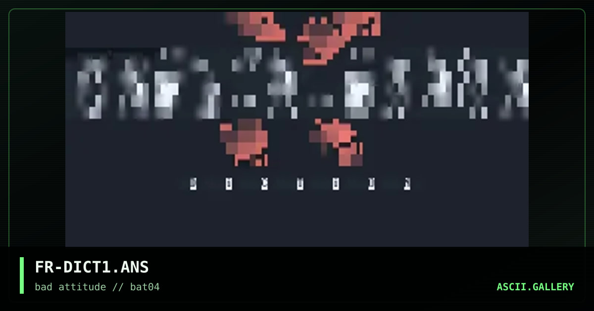 FR-DICT1.ANS, by freezer, 1997