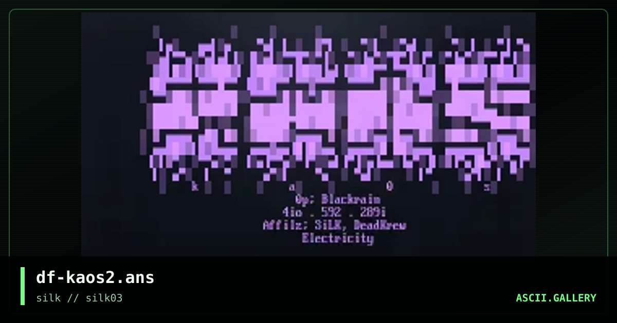 df-kaos2.ans, by df, 1997