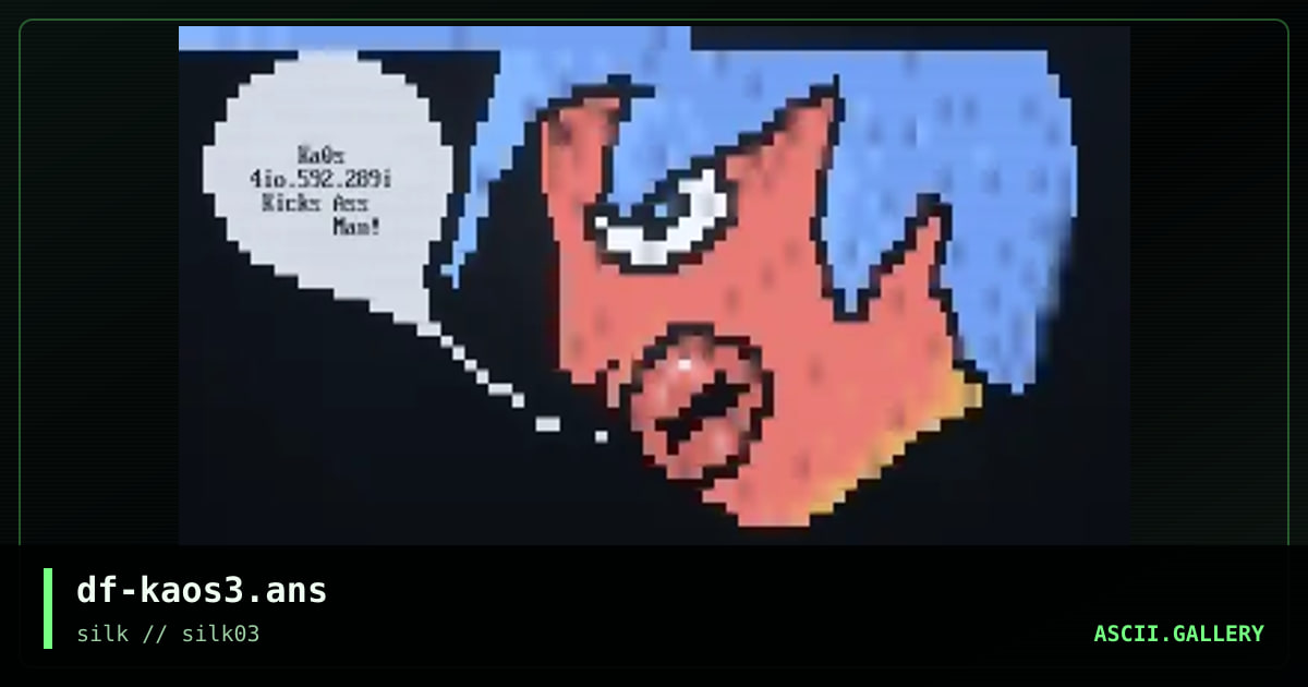 df-kaos3.ans, by df, 1997