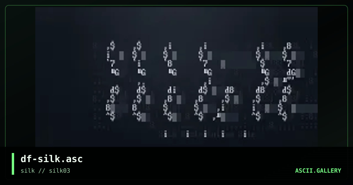 df-silk.asc, by df, 1997