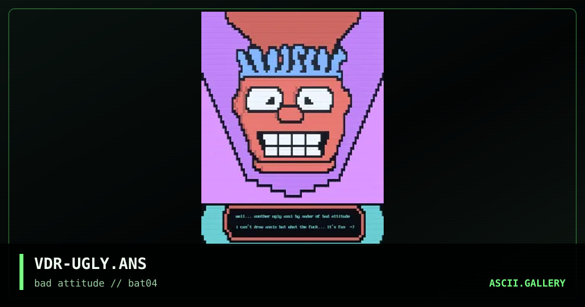 ugly!, by vader-sweden, 1997