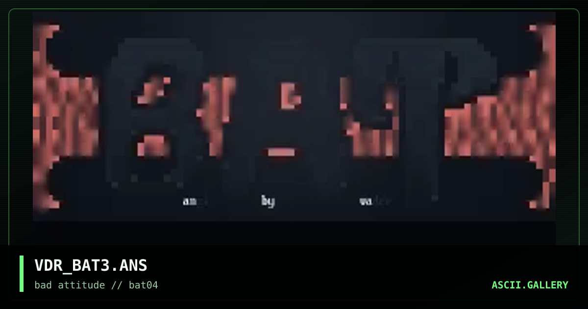 VDR_BAT3.ANS, by vader-sweden, 1997