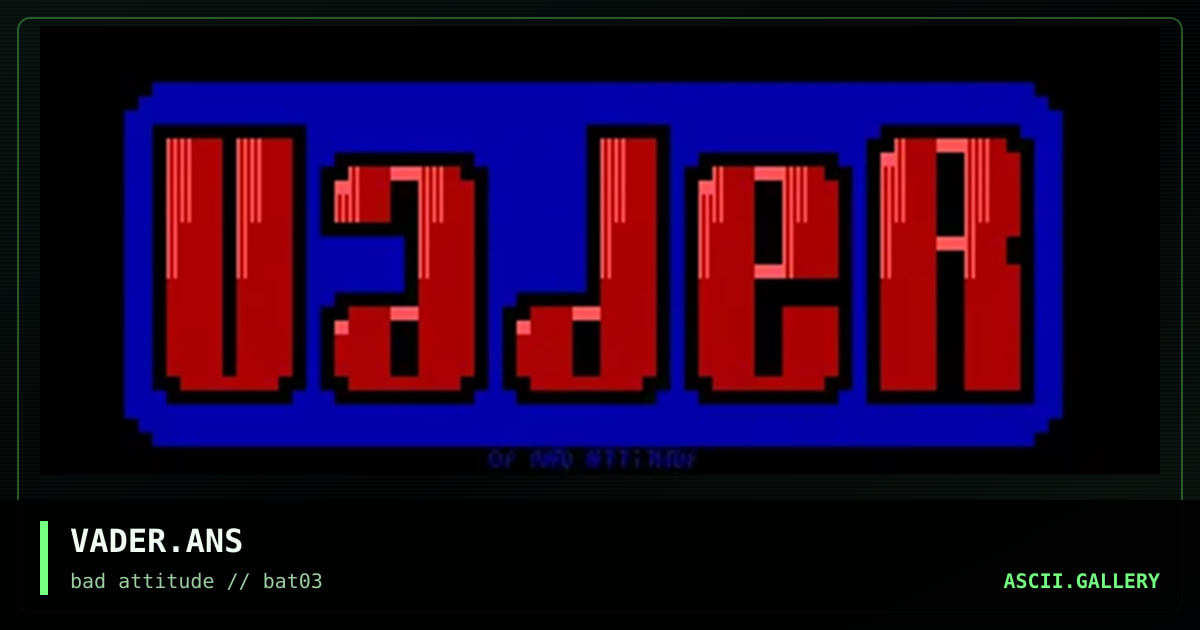 VADER.ANS, by vader-sweden, 1996
