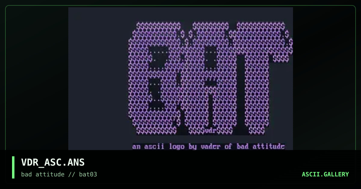 VDR_ASC.ANS, by vader-sweden, 1996