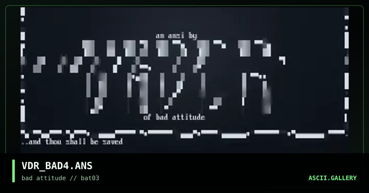VDR_BAD4.ANS, by vader-sweden, 1996