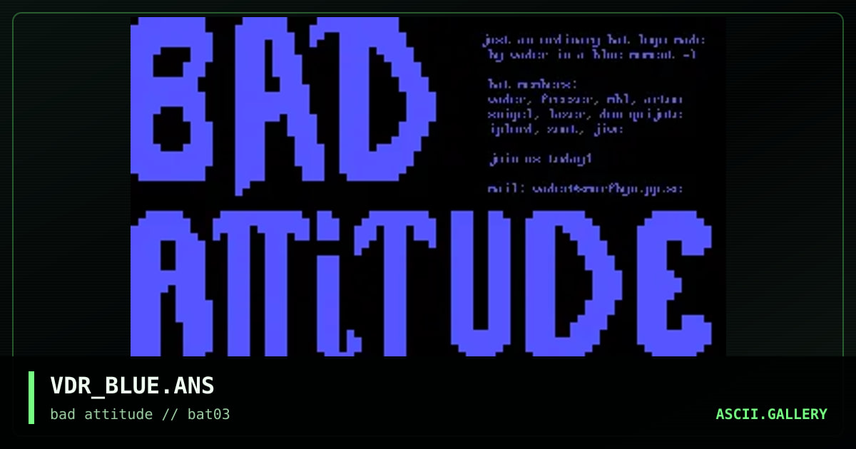 VDR_BLUE.ANS, by vader-sweden, 1996