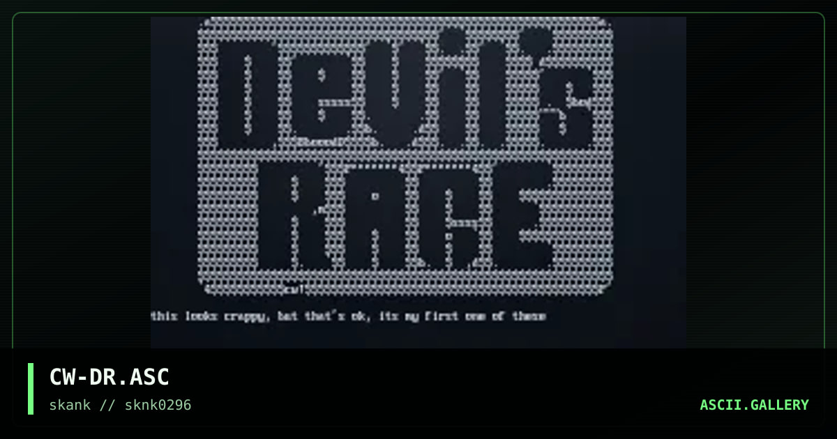 Devil's Rage, by china white, 1996