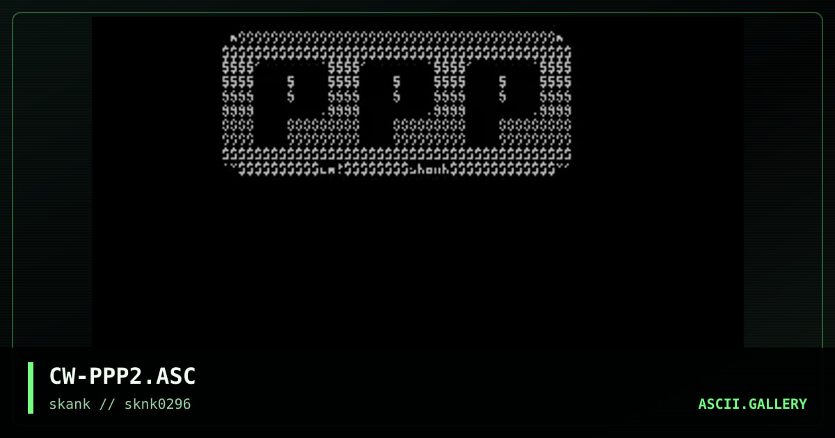 PPP, by china white, 1996