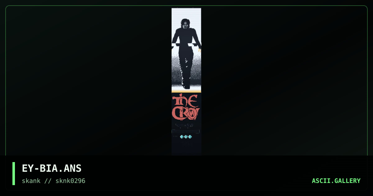 The Crow, by eyeball, 1996