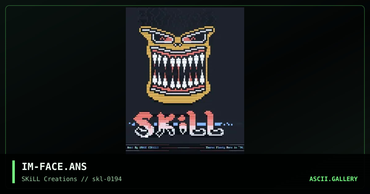 IM-FACE.ANS, by image, 1994