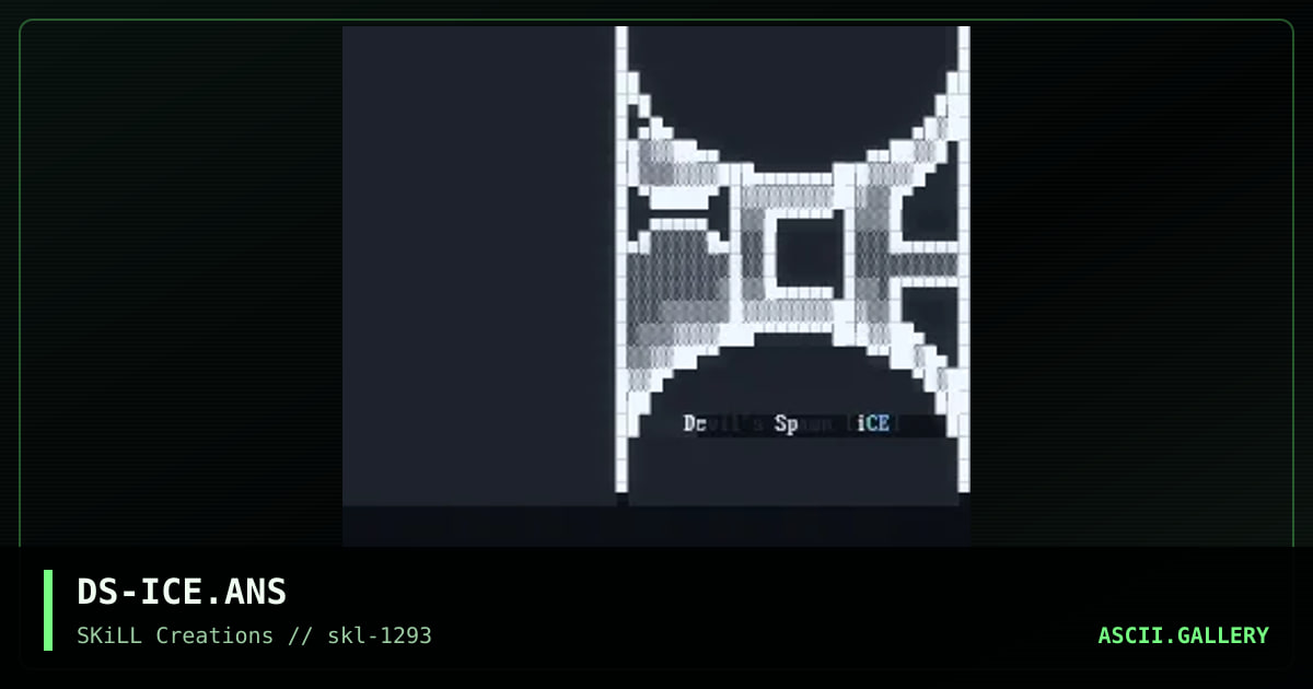DS-ICE.ANS, by devils spawn, 1993