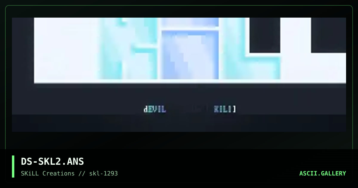 DS-SKL2.ANS, by devils spawn, 1993