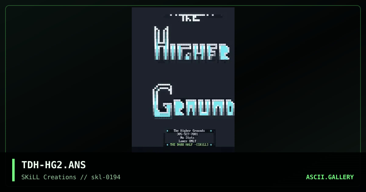 TDH-HG2.ANS, by the dark half, 1994