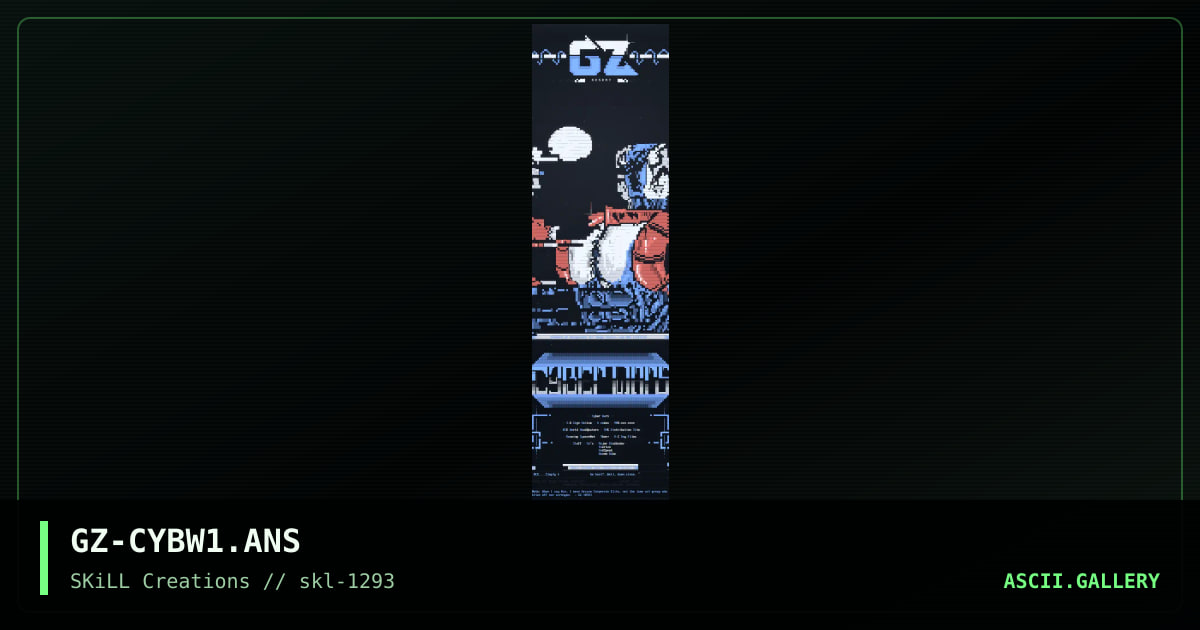 GZ-CYBW1.ANS, by ground zero, 1993