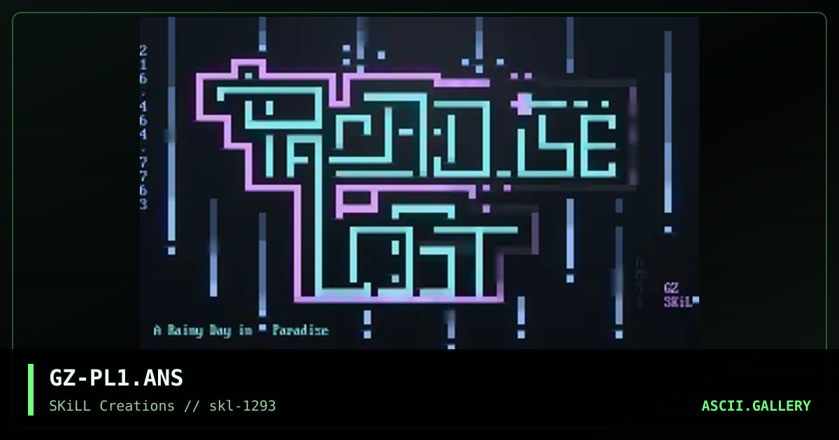 GZ-PL1.ANS, by ground zero, 1993
