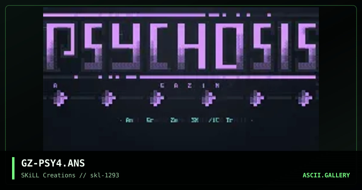 GZ-PSY4.ANS, by ground zero, 1993